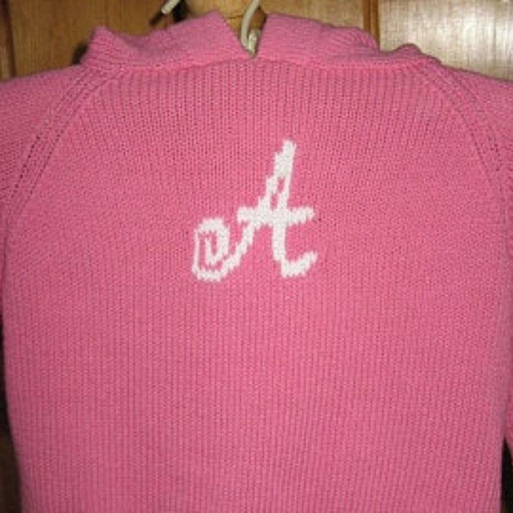 Monogram Personalized Cotton Letter Sweater